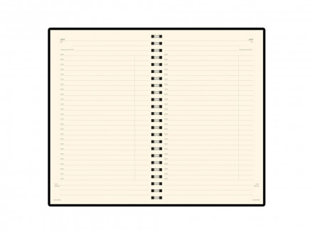 Ежедневник А5 недатированный Milano, бордовый