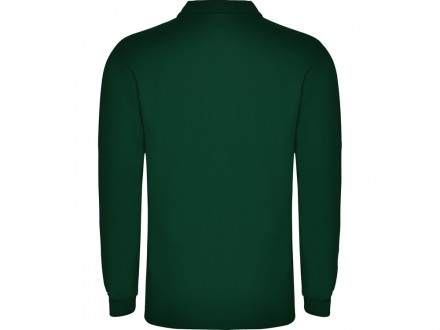 Рубашка поло Carpe мужская с длинным рукавом, бутылочный зеленый