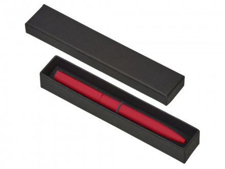 Шариковая металлическая ручка Minimalist софт-тач, красный