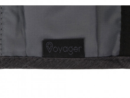 Органайзер District для электроники на резинке, темно-серый