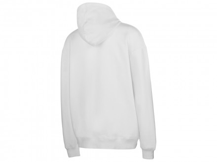 Толстовка оверсайз с капюшоном на молнии Monaco, белый