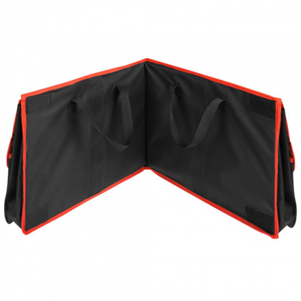 Органайзер в багажник автомобиля Carmeleon, черный с красным