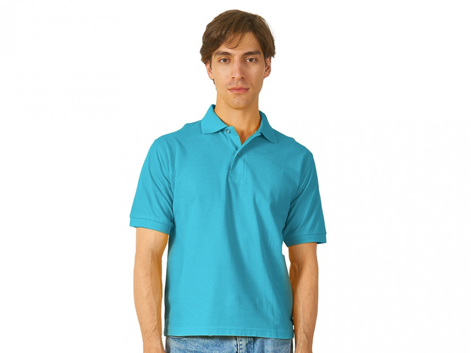 Рубашка поло Boston 2.0 мужская, лазурный