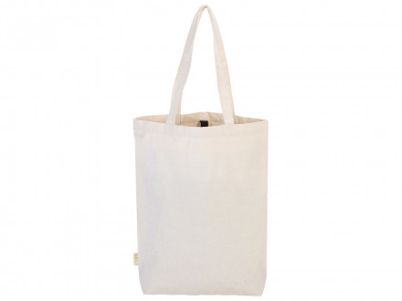 Сумка Fixy из переработанного хлопка с фиксирующей эластичной лентой, натуральный