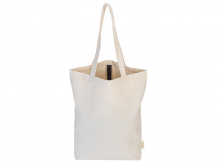 Сумка Fixy из переработанного хлопка с фиксирующей эластичной лентой, натуральный