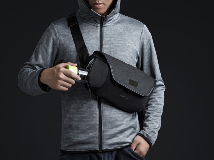 Антикражная сумка на пояс Clickpack, черный