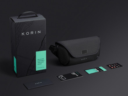 Антикражная сумка на пояс Clickpack, черный