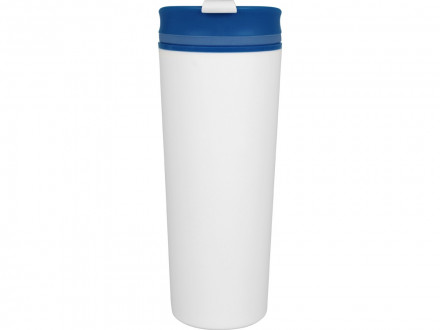 Термокружка Brite 500мл, белый/синий