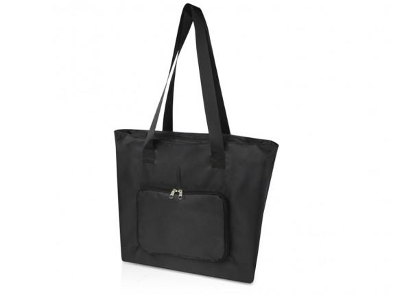 EcoFold Складная эко-сумка из RPET 16 л - сплошной черный