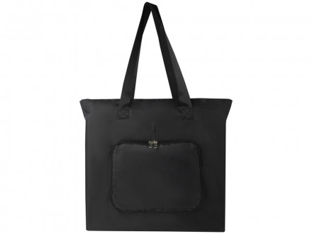 EcoFold Складная эко-сумка из RPET 16 л - сплошной черный