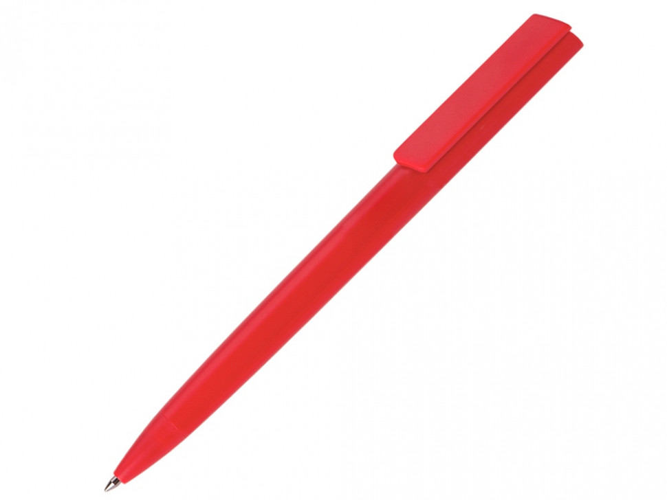 Ручка пластиковая шариковая Taper Solid, матовый красный