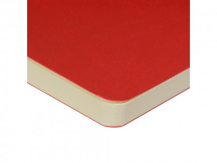 Скетчбук Sketch & Art в мягком переплете 179х250 мм, 80 л. бежевой бумаги 100 гр., красный