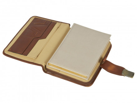 Органайзер Премьер с ежедневником, записной книжкой и блокнотом, Giulio Barсa, коричневый