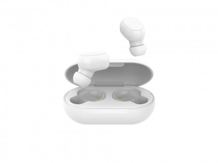 Беспроводные наушники HIPER TWS OKI White (HTW-LX2) Bluetooth 5.0 гарнитура, Белый (Р)
