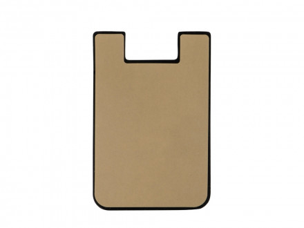 Картхолдер с креплением на телефон Gummy, черный