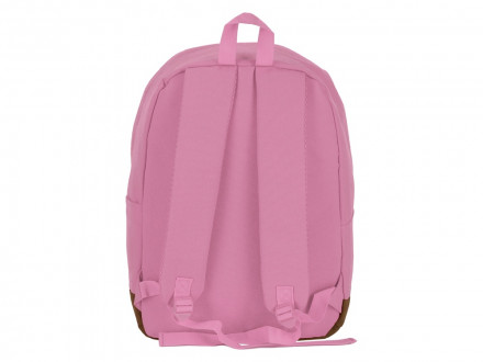 Рюкзак Shammy с эко-замшей для ноутбука 15, пыльно-розовый