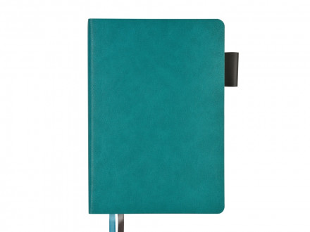 Ежедневник А5 датированный Boston 2027, морская волна с серым обрезом