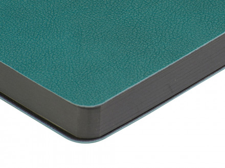 Ежедневник А5 датированный Boston 2027, морская волна с серым обрезом