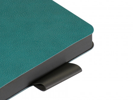 Ежедневник А5 датированный Boston 2027, морская волна с серым обрезом