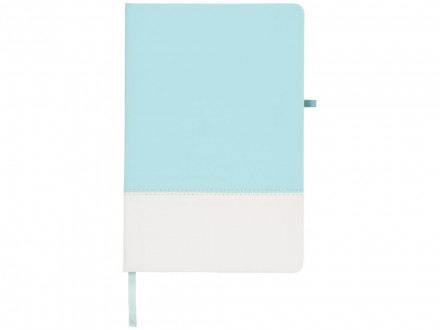 Блокнот А5 двухцветный, мятный/белый