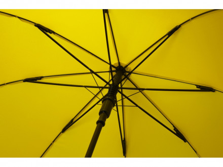 Зонт-трость полуавтомат Wetty с проявляющимся рисунком, желтый (P)