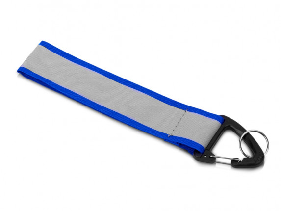 Светоотражающий брелок Reflector, серебристый/синий