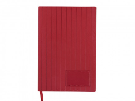 Блокнот А5 Bradbury, гибкая обложка, 80 листов 80 гр/м2 FSC бумага, красный