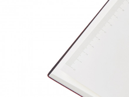 Блокнот А5 Bradbury, гибкая обложка, 80 листов 80 гр/м2 FSC бумага, красный