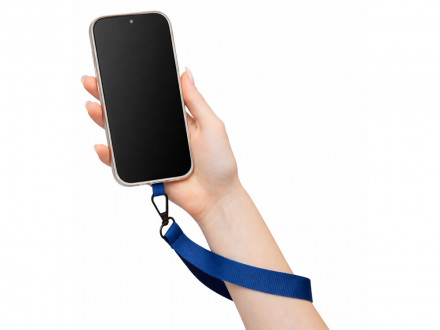 Ремешок на руку для телефона Рист, темно-синий