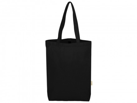 Сумка Fixy из переработанного хлопка с фиксирующей эластичной лентой, черный