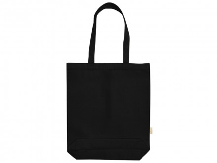 Сумка Fixy из переработанного хлопка с фиксирующей эластичной лентой, черный