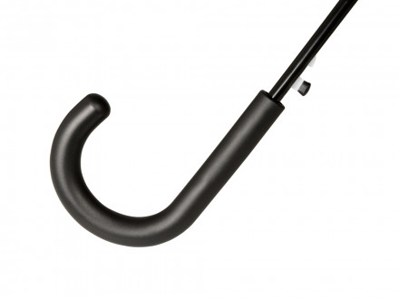 Зонт-трость Wind, полуавтомат, черный (Р)