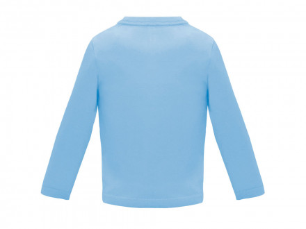 Футболка Baby  детская с длинным рукавом, небесно-голубой