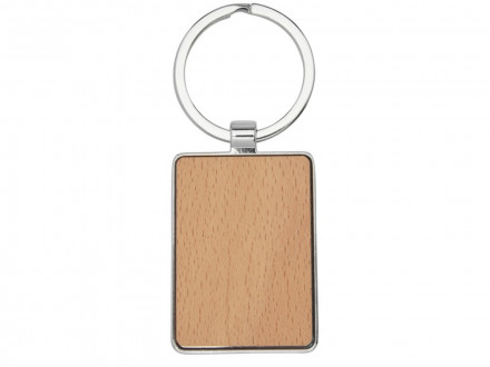 Прямоугольный брелок Mauro из бука, дерево