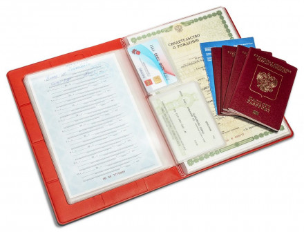 Папка для хранения документов Devon, оранжевый