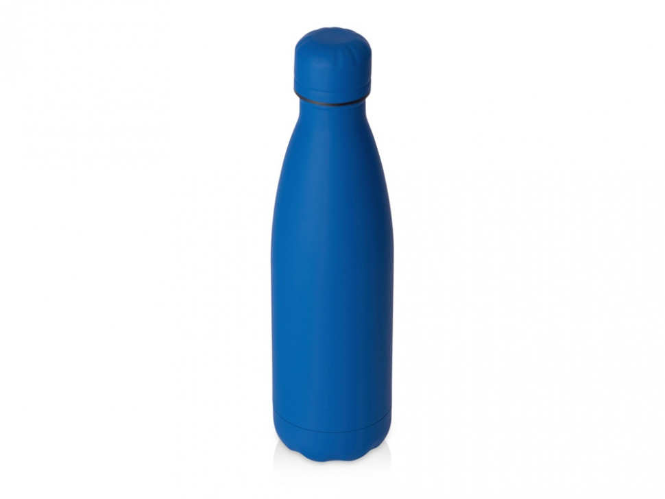 Вакуумная термобутылка Vacuum bottle C1, soft touch, 500 мл, синий классический