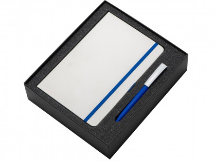 Подарочный набор Jacque 2.0. с ручкой и блокнотом, синий