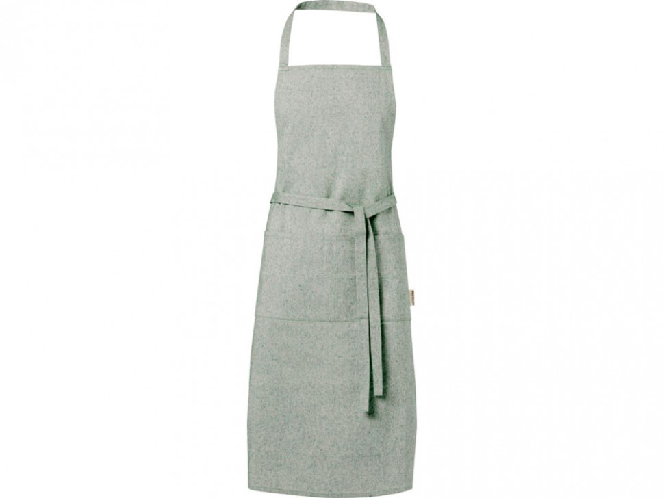 Pheebs 200 g/m2 recycled cotton apron, зеленый яркий