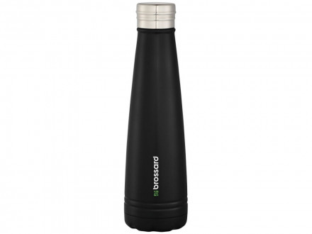 Вакуумная бутылка Duke с медным покрытием, черный