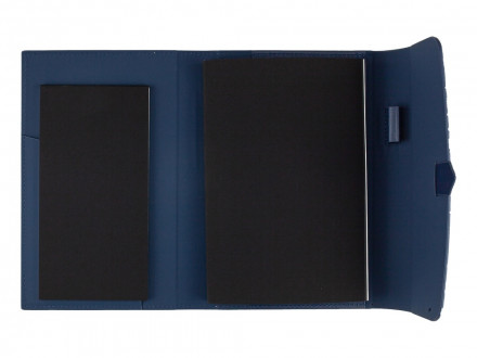 Ежедневник недатированный А5 Senate с магнитным клапаном, синий