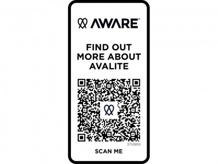 Avalite футболка унисекс Aware™ из переработанных материалов с коротким рукавом - Нейви