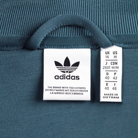 Куртка тренировочная женская на молнии SST TT, синяя