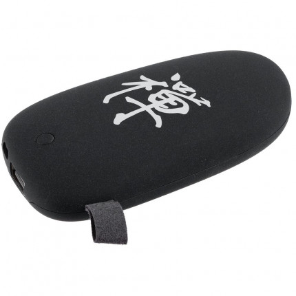 Внешний аккумулятор «Лежачий камень», 5200 мАч, черный