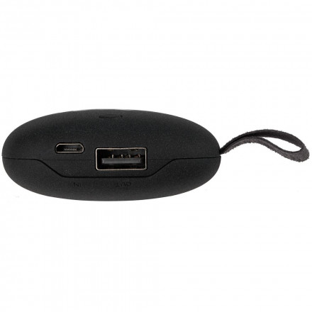 Внешний аккумулятор «Лежачий камень», 5200 мАч, черный