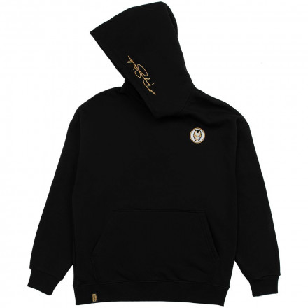 Худи оверсайз с вышивкой Tony Stark, черное