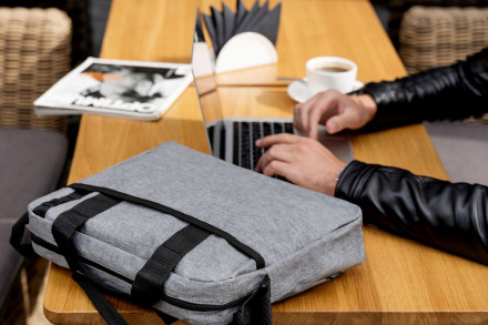 Сумка для документов Unit First Hand, синяя