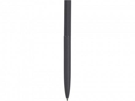 Шариковая металлическая ручка Minimalist софт-тач, антрацит