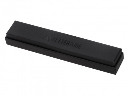 Шариковая металлическая ручка Minimalist софт-тач, антрацит