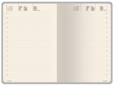 Ежедневник А5 недатированный Megapolis Velvet Flex, морская волна