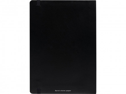 Блокнот с мягкой обложкой Karst формата A5, черный